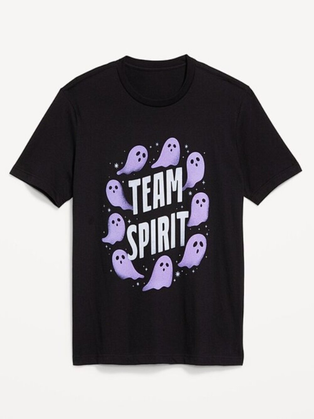 Old Navy Halloween Graphic T-Shirt for Men Unisex Black Ghosts (L) NWT!